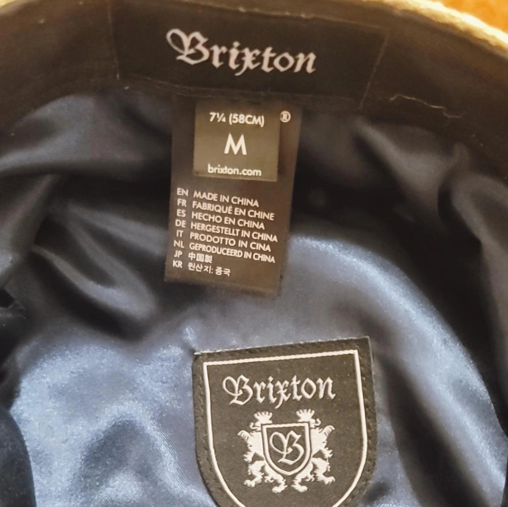 Gold Brixton CABBIE hat - Picture 8 of 8